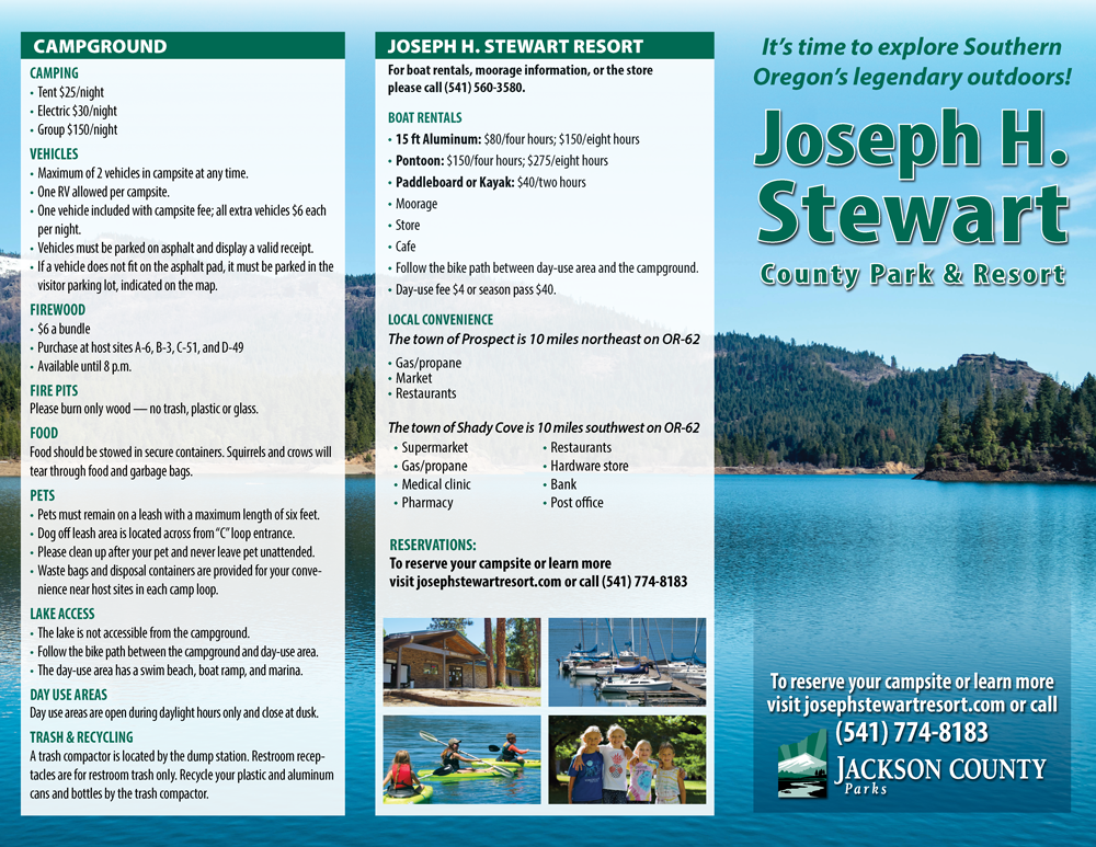 Jackson County Parks New Joseph H. Stewart Brochure - Outside
